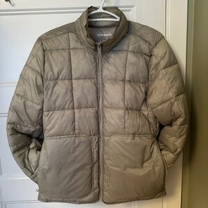 Frank And Oak Puffer Jacket in light gray - Medium